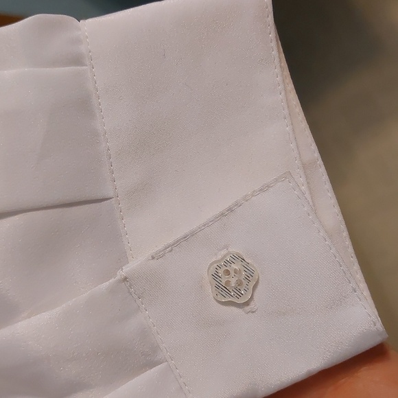 Vintage white long‎ sleeved blouse - Picture 5 of 6